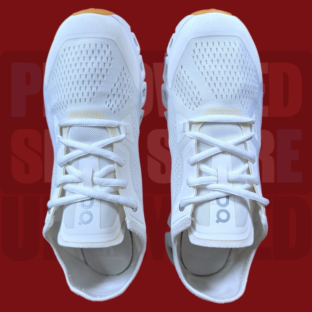 On Running Men's White Sneakers - Picture 2 of 6
